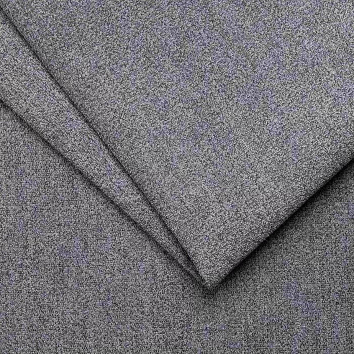 WOHNLANDSCHAFT Dunkelgrau Mikrofaser  - Chromfarben/Dunkelgrau, KONVENTIONELL, Textil/Metall (172/353/216cm) - MID.YOU