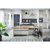 EINBAUKÜCHE   - Grau, Design, Holzwerkstoff - Celina