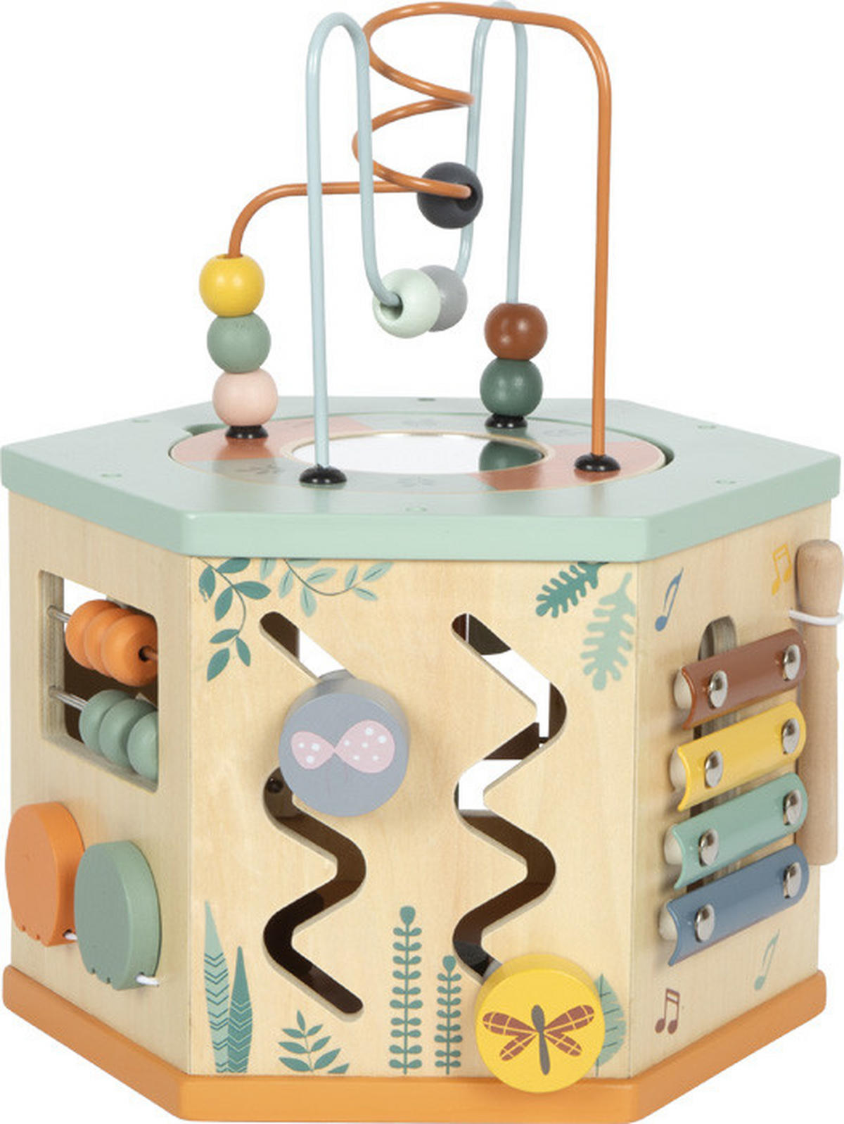 MOTORIKSPIEL Safari  - Multicolor, Basics, Holz/Kunststoff (25/29/22cm) - small foot