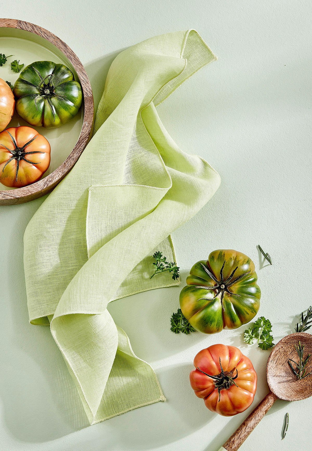 STOFFSERVIETTE 45/45 cm   - Salbeigrün, Basics, Textil (45/45cm) - FYNCH-HATTON