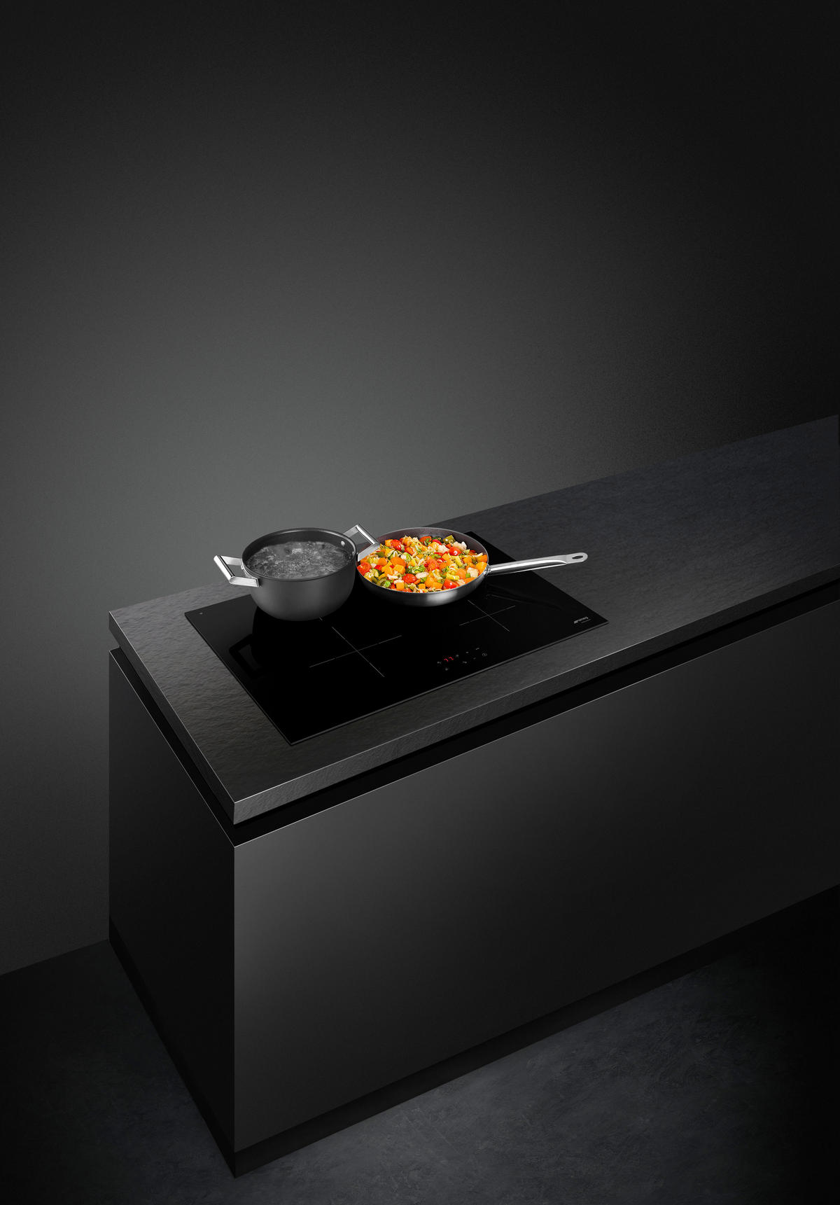 INDUKTIONSKOCHFELD SI2741D  - Schwarz, Basics, Glas (75/5,6/51cm) - SMEG
