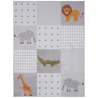 KINDERTEPPICH 120/160 cm Safari -Best-  - Grau, Konventionell, Textil (120/160cm) - Ben'n'jen