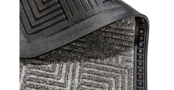 FUßMATTE 50/80 cm - Grau, KONVENTIONELL, Textil (50/80cm) - Esposa