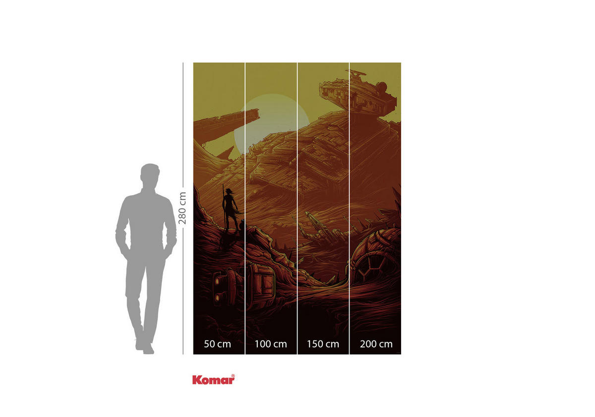 FOTOTAPET 200/280 cm  - multicolor, Trend, textil (200/280cm)