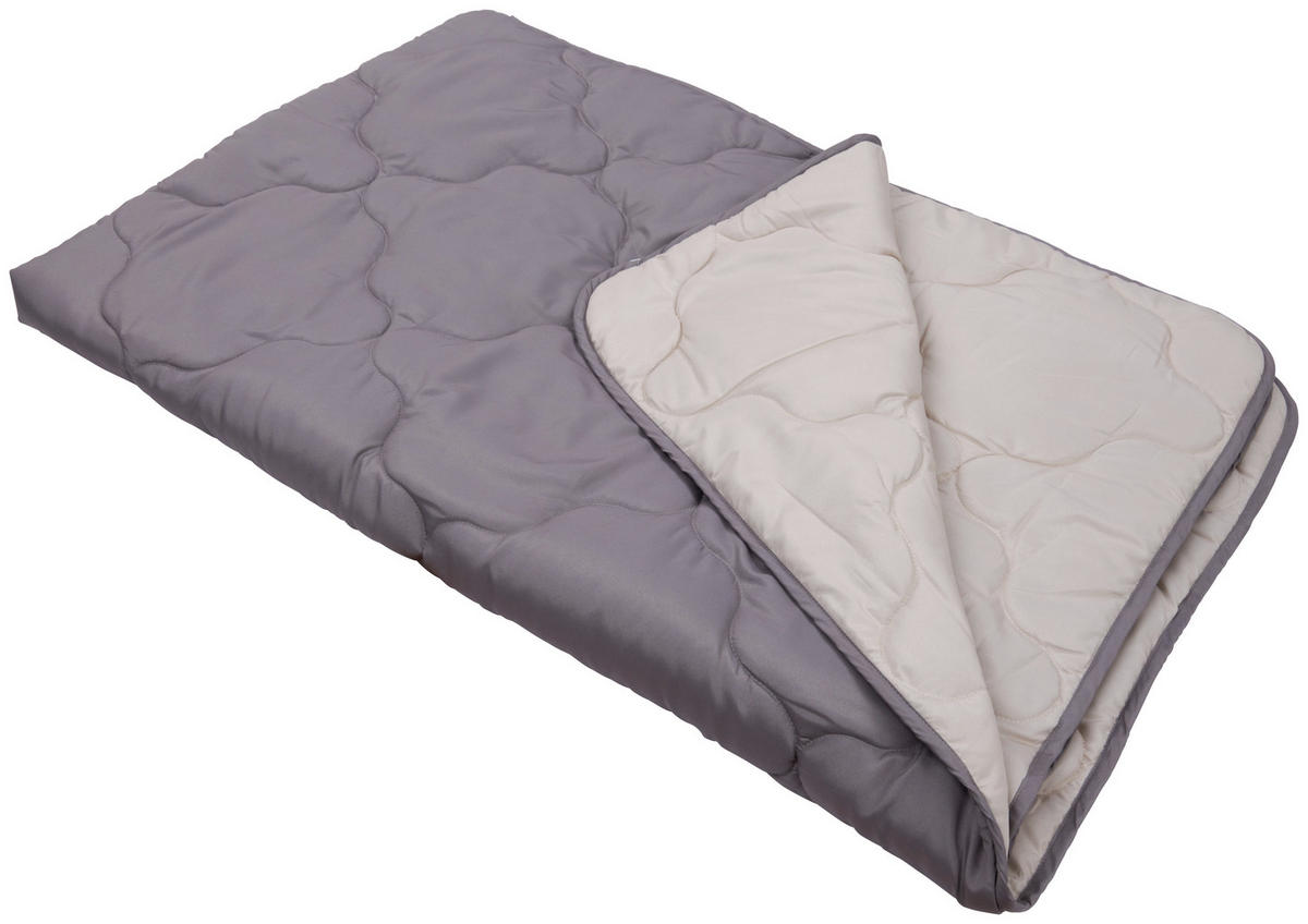 GANZJAHRESDECKE  Sedona  135/200 cm   - Weiß/Grau, KONVENTIONELL, Textil (135/200cm) - Sleeptex