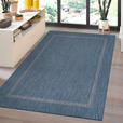 FLACHWEBETEPPICH 60/100 cm Relax  - Blau, Basics, Textil (60/100cm) - Novel