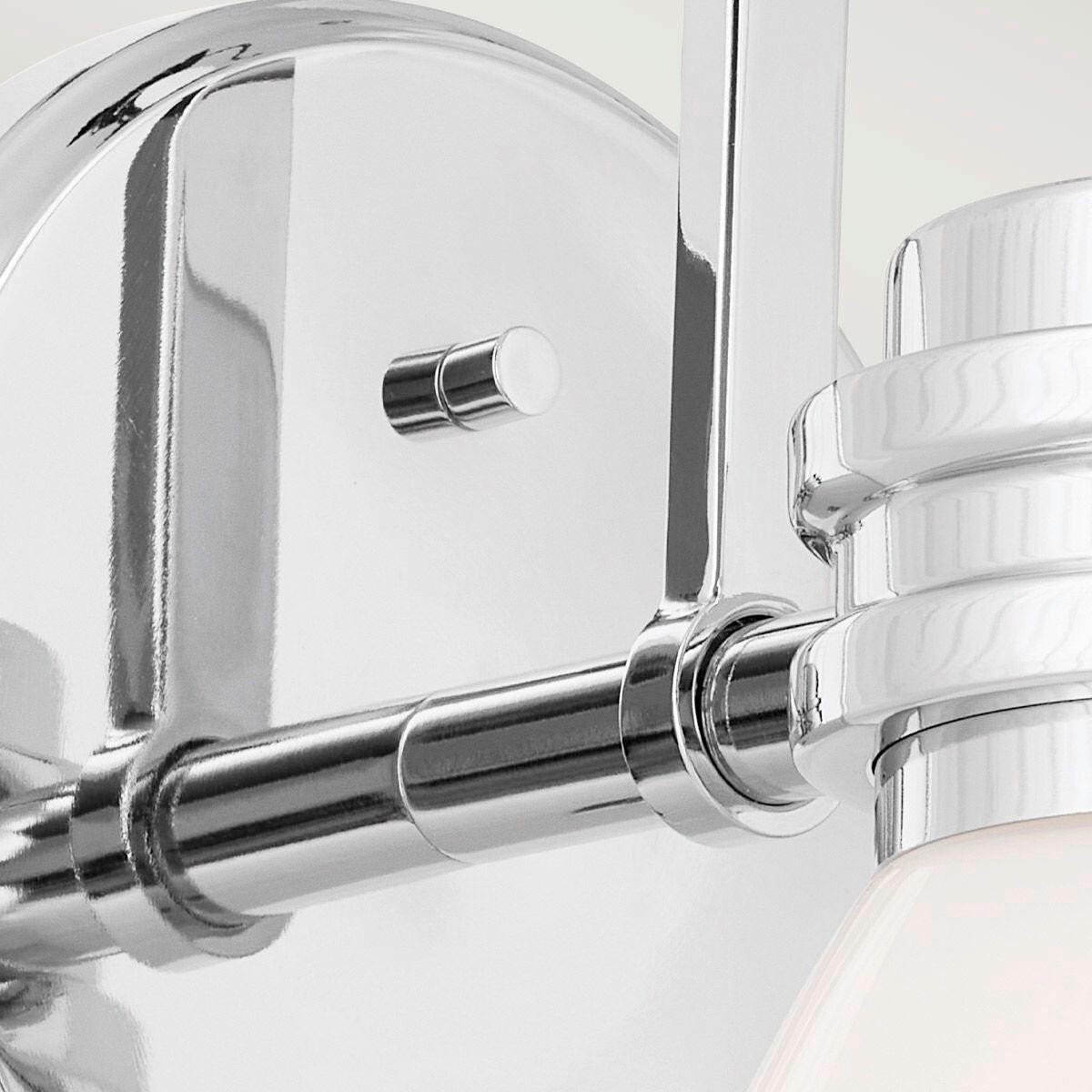 BADEZIMMER-WANDLEUCHTE - Weiss, Konventionell, Glas/Metall (2,40/1,78/2,15cm) - Elstead Lighting