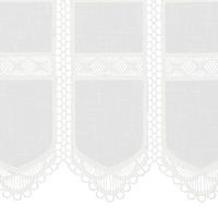 KURZGARDINE 45 cm   - Weiß, Basics, Textil (45cm) - Esposa