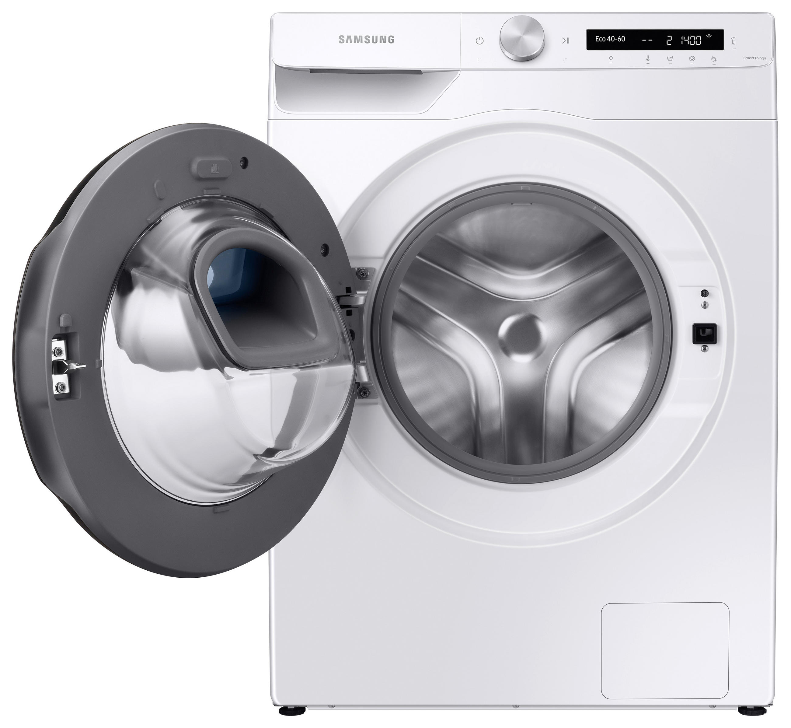 WASCHMASCHINE WW81T554AAW/S2  - Weiß, Basics, Glas/Kunststoff (60/85/55cm) - Samsung