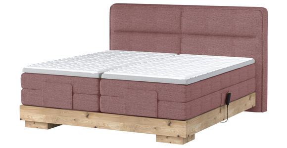 BOXSPRINGBETT 180/200 cm  in Braun, Eichefarben  - Eichefarben/Braun, Natur, Holz/Textil (180/200cm) - Valnatura