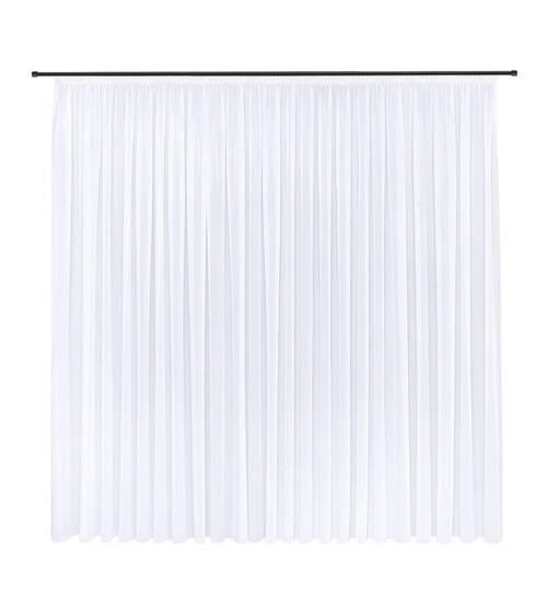 FERTIGSTORE  transparent  600/245 cm   - Weiß, Basics, Textil (600/245cm)