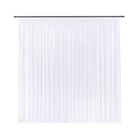 FERTIGSTORE  transparent  600/245 cm   - Weiß, Basics, Textil (600/245cm)