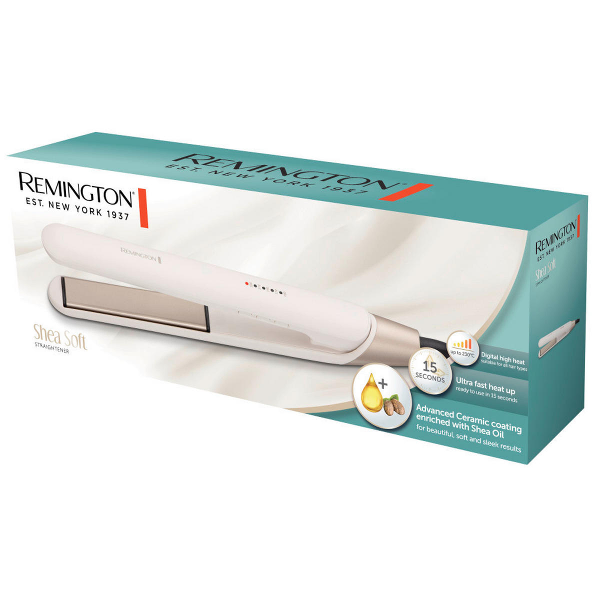 HAARGLÄTTER Haarglätter  - Perlmutt, Basics, Kunststoff (3/9/32cm) - Russell Hobbs