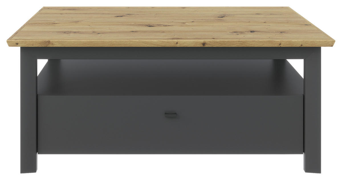 KONFERENČNÍ STOLEK, dub artisan, kompozitní dřevo, 110/80/45 cm - antracitová/dub artisan, Design, kov/kompozitní dřevo (110/80/45cm) - Hom`in