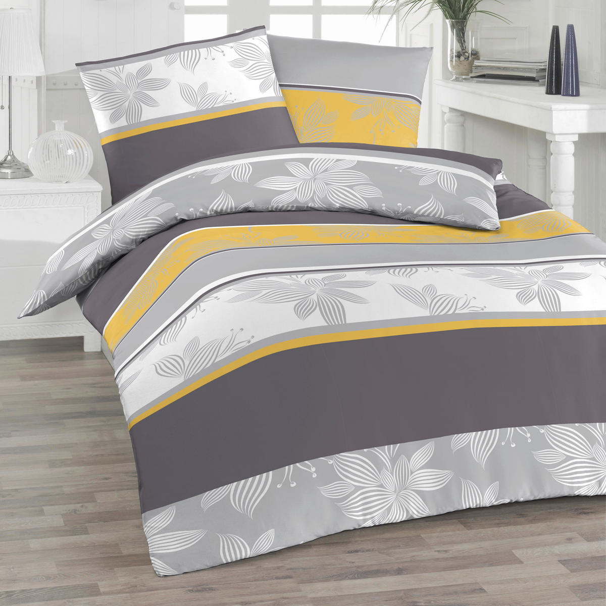 BETTWÄSCHE Seersucker 155/220 cm  - Smaragdgrün, Basics, Textil (155/220cm) - Florella