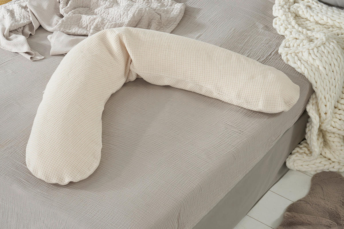 STILLKISSEN  40/190 cm  - Creme, Basics, Textil (40/190cm) - Theraline