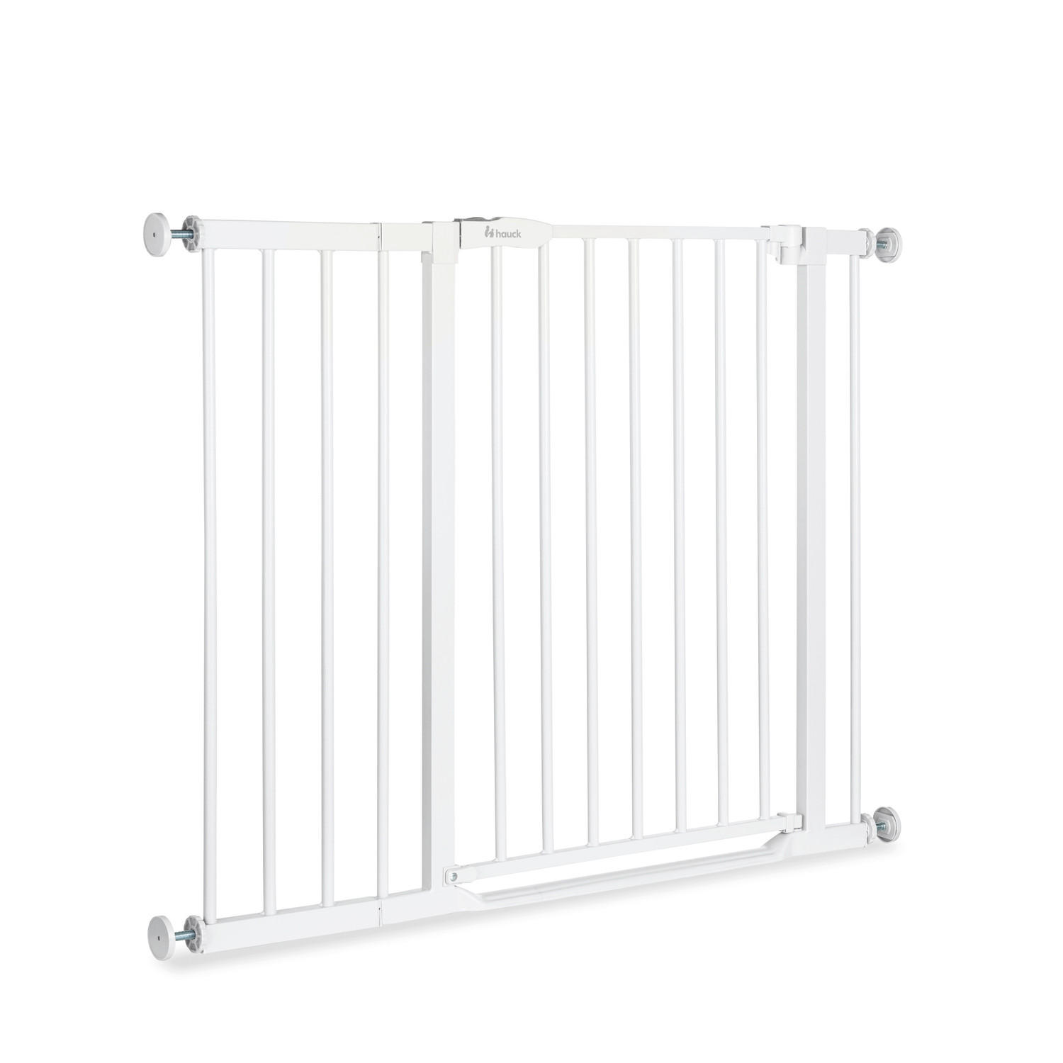 TREPPENSCHUTZGITTER zum Klemmen 96 - 101/77 cm  - Weiß, Basics, Kunststoff/Metall (96 - 101/77cm) - Hauck