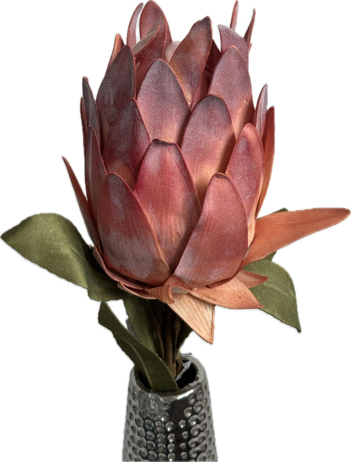 DEKORAČNÍ KYTICE  - oranžová/zelená, Natur, plast (63/10/10cm)