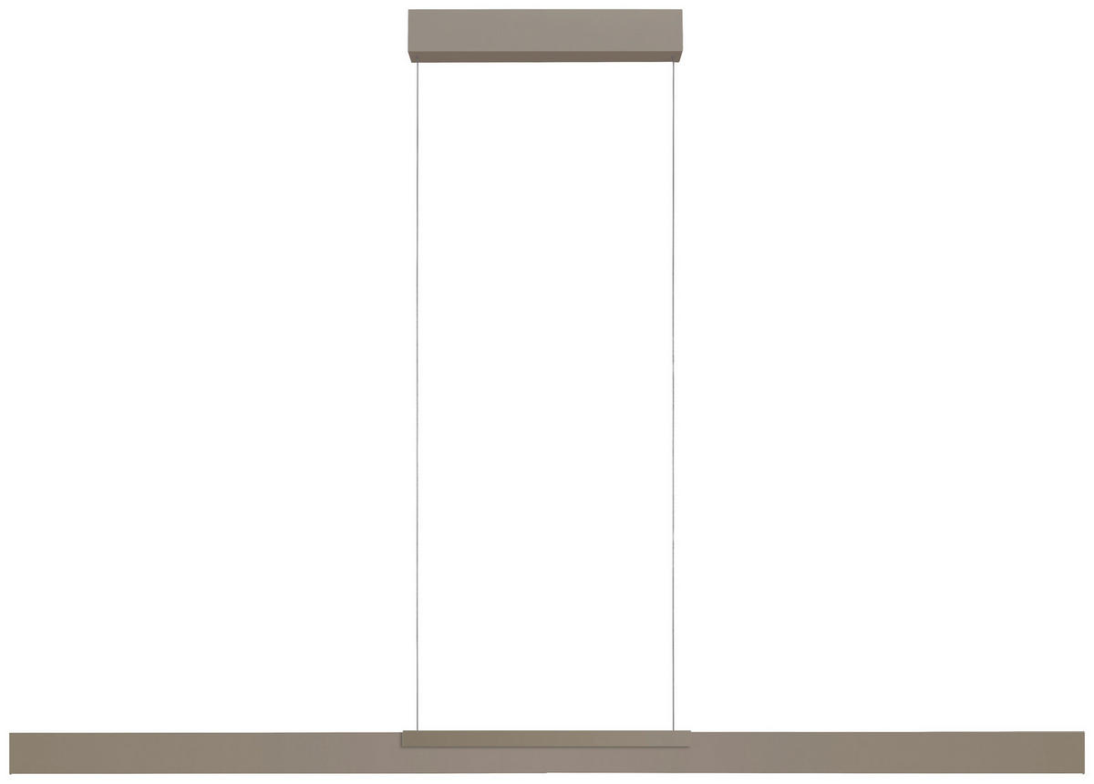 LED-HÄNGELEUCHTE Nano 2.0 140/5,5/30-140 cm  - Sandfarben, Design, Metall (140/5,5/30-140cm) - BOPP