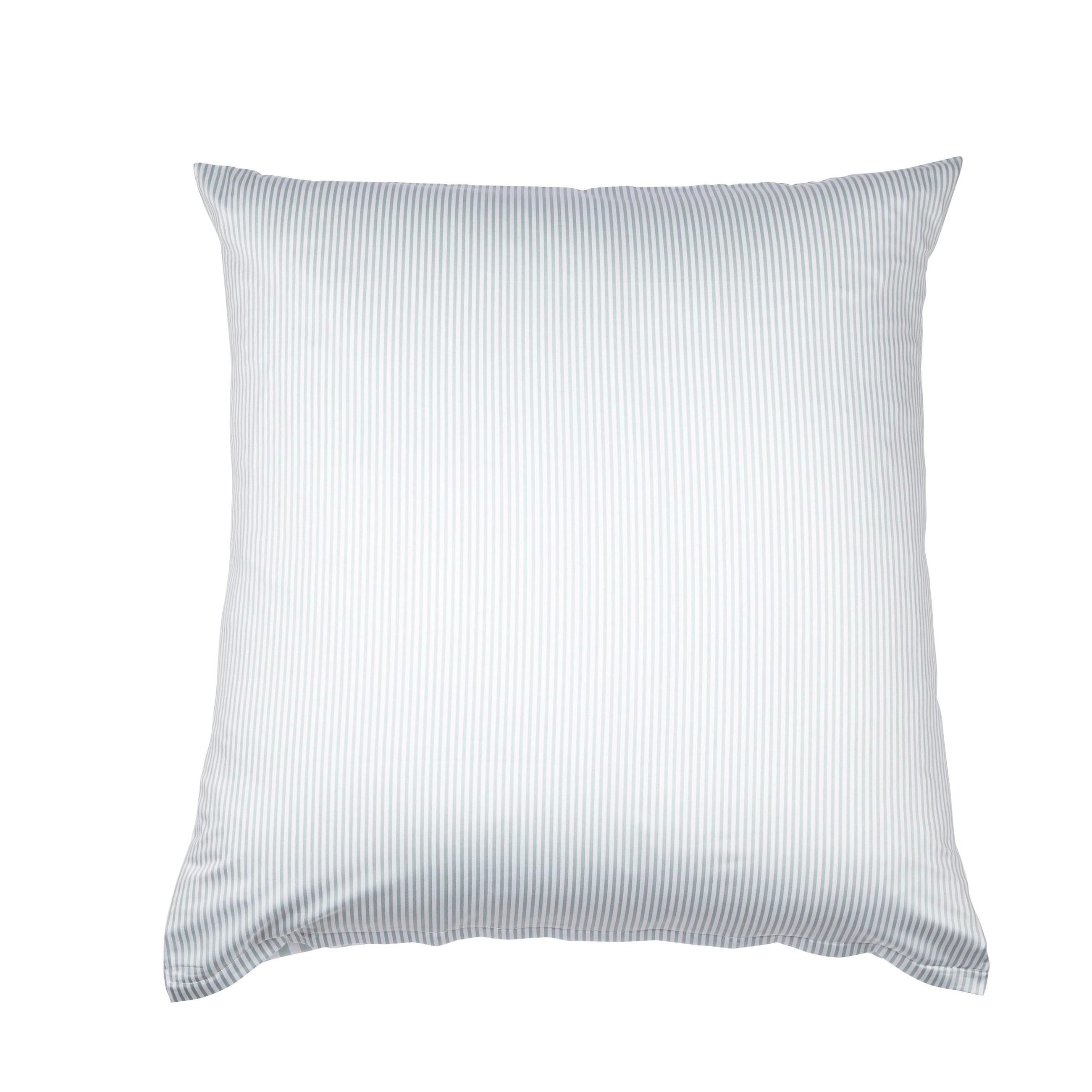 KISSENHÜLLE Giorgio 80/80 cm  - Hellgrün/Weiß, KONVENTIONELL, Textil (80/80cm) - Janine