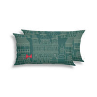 POVLAK NA POLŠTÁŘ POD HLAVU, 40/80 cm, bavlna - smaragdově zelená, Basics, textil (40/80cm) - Florella