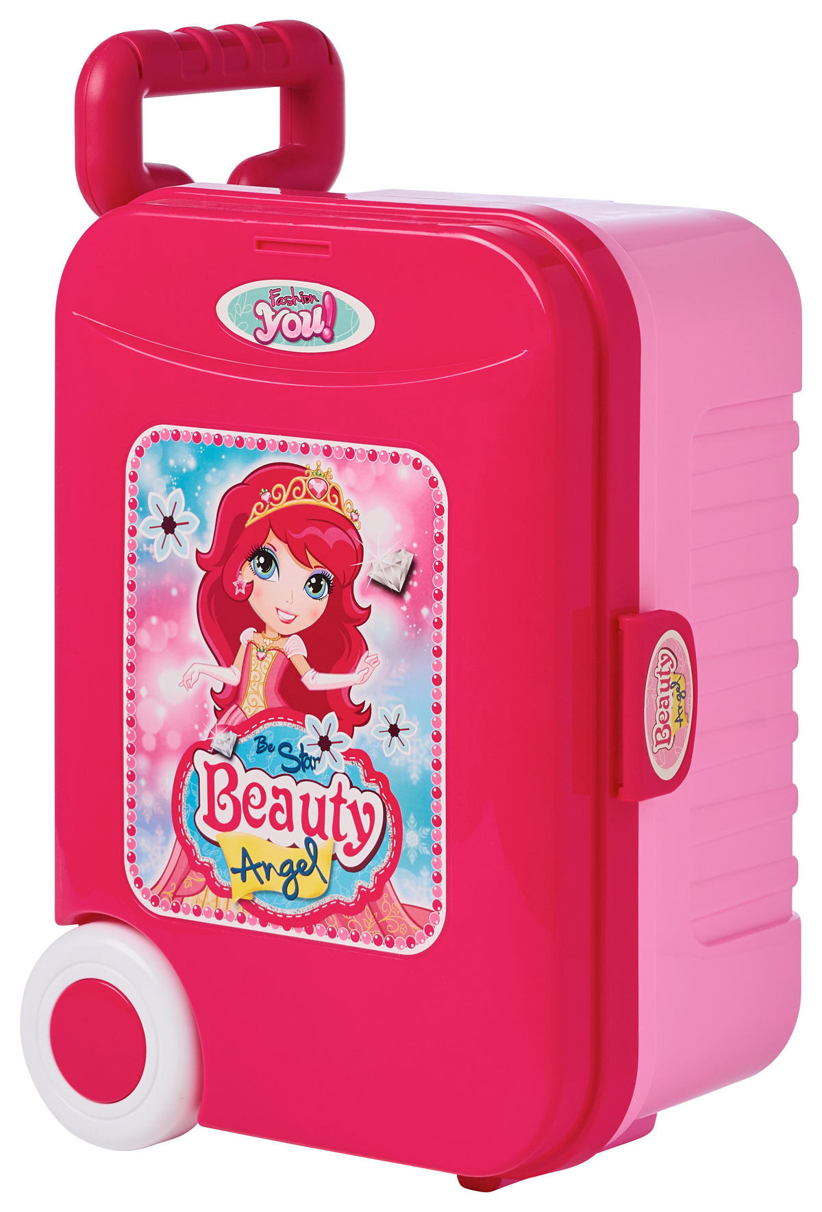 KINDER-FRISIERKOFFER  - Rosa, Basics, Kunststoff (24,5/16/39cm)