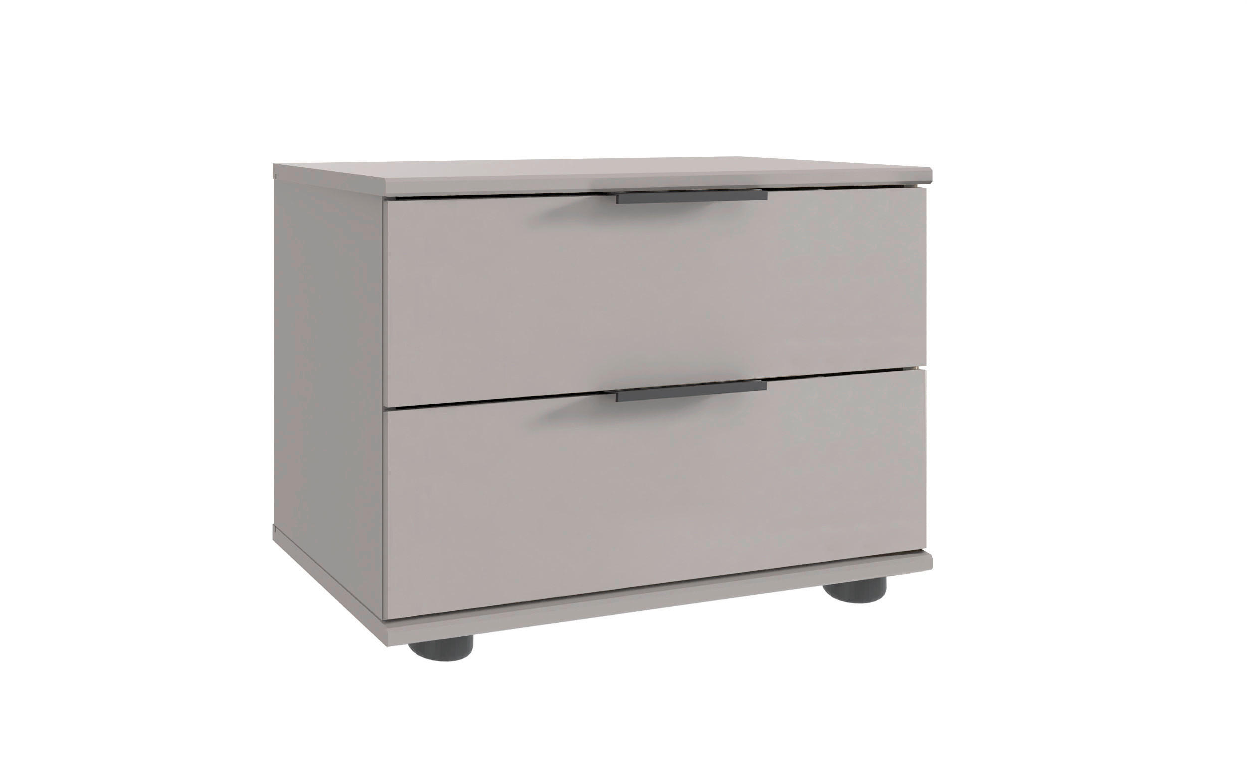 NACHTSCHRANK  - Schwarz/Graphitfarben, Design, Holzwerkstoff/Kunststoff (52/40/38cm) - Carryhome