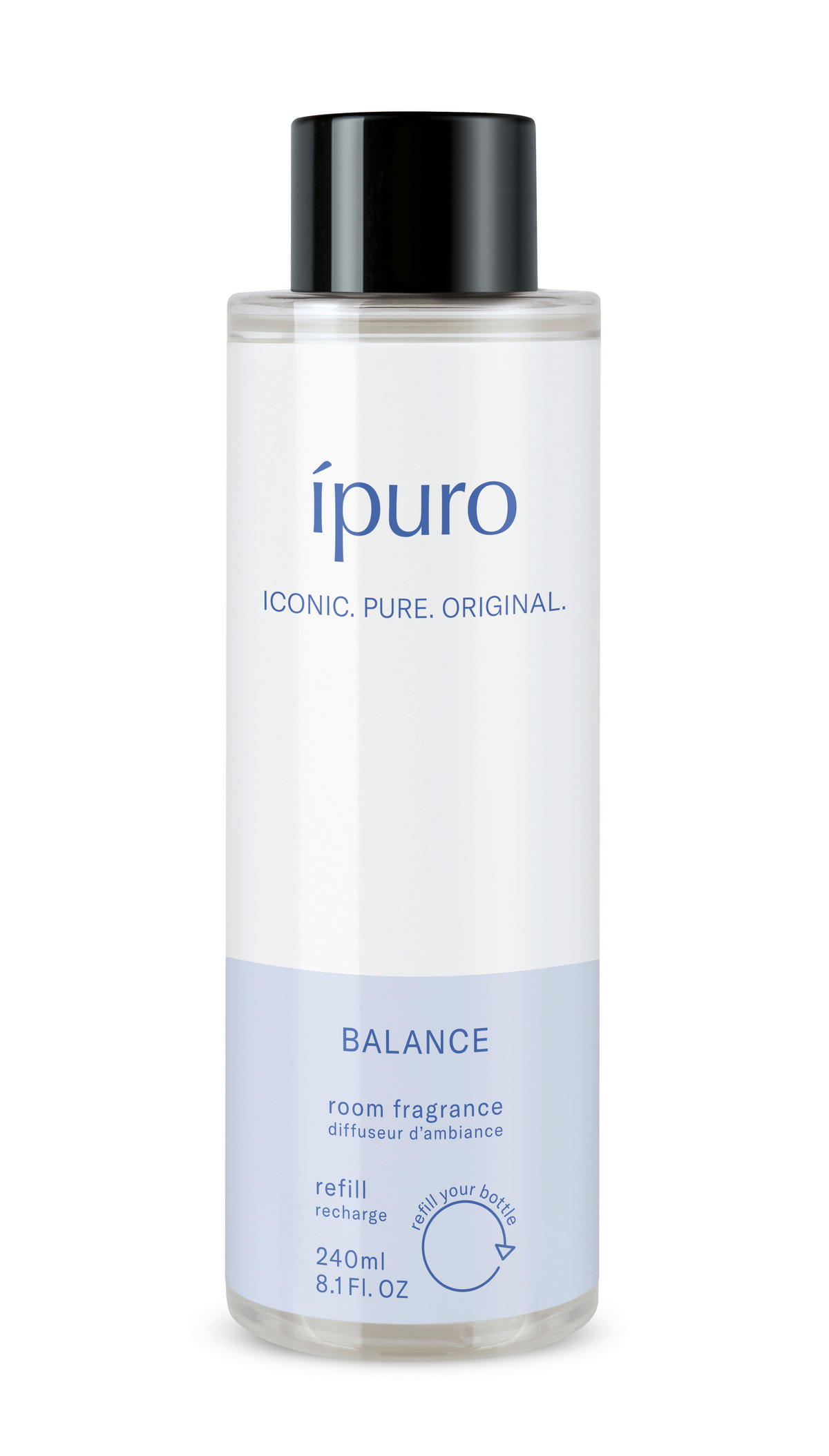 RAUMDUFT 240 ml  - Hellblau, Basics, Kunststoff (240ml)