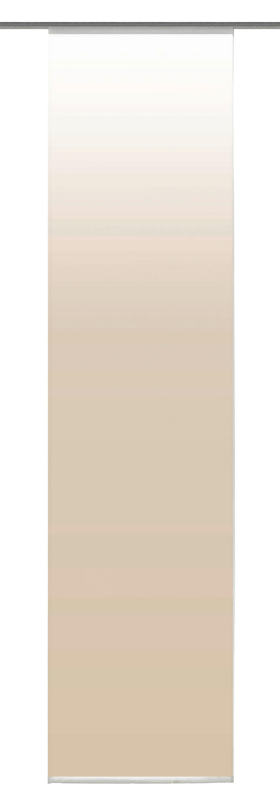 FLÄCHENVORHANG   blickdicht   60/245 cm  - Sandfarben, Design, Textil (60/245cm)