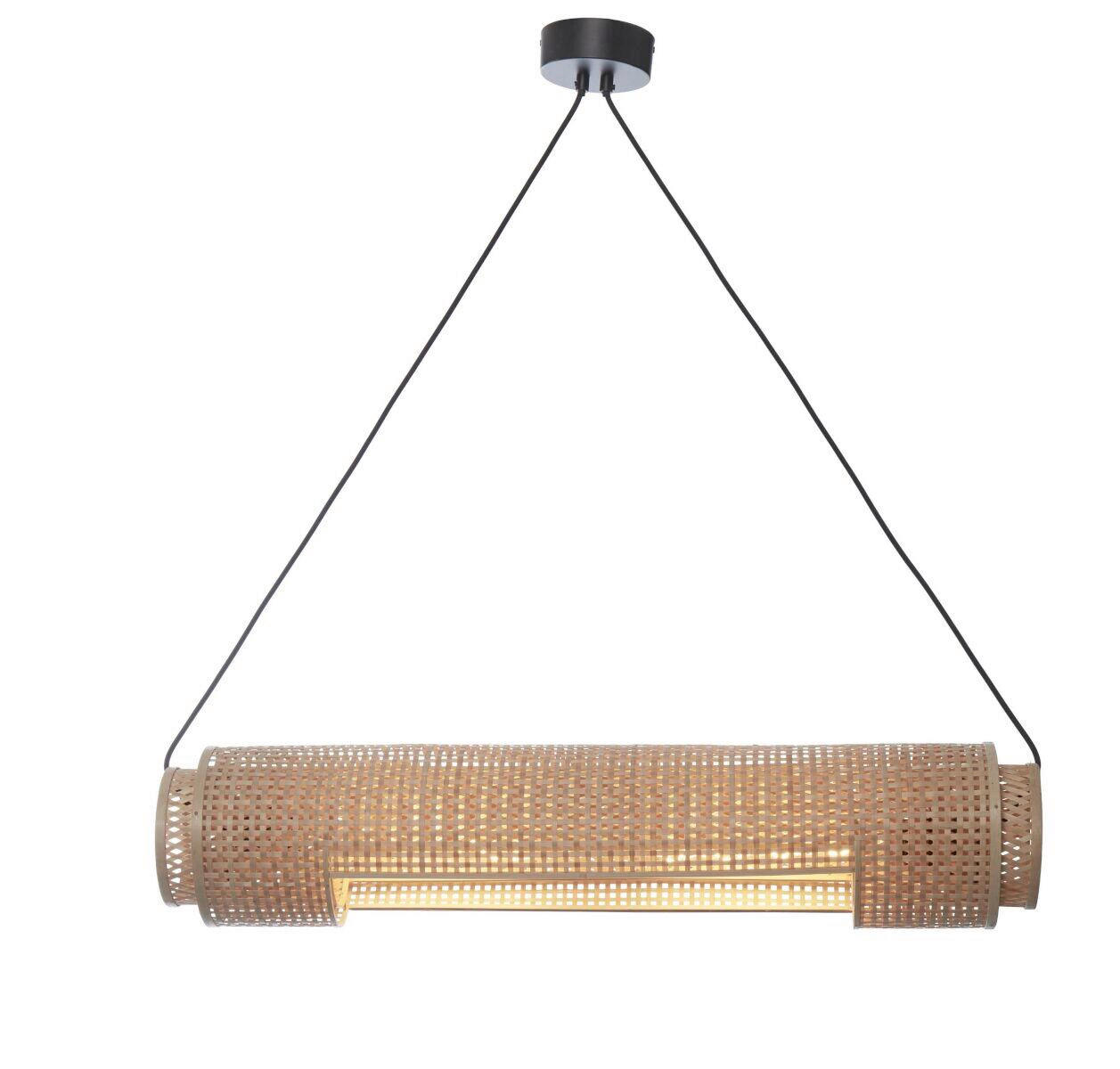 HÄNGELEUCHTE 15/15/85 cm - Naturfarben, Trend, Holz (15/15/85cm) - Good & Mojo