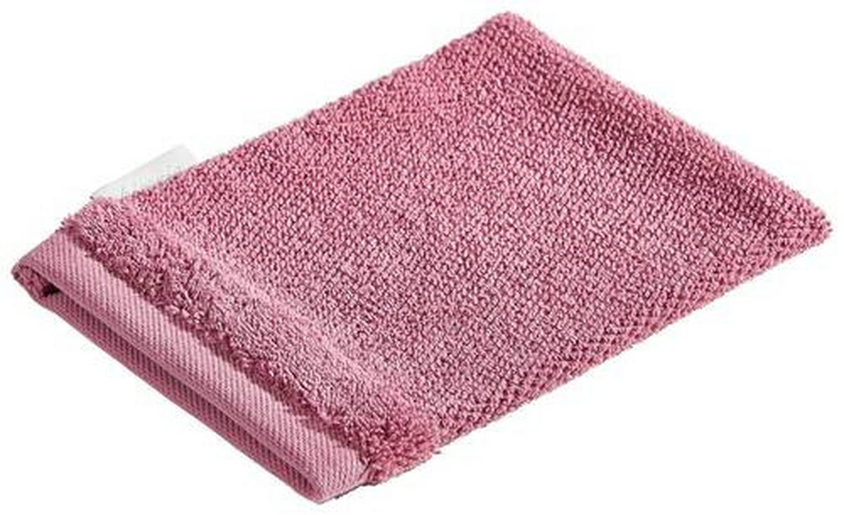 WASCHLAPPEN BONITA Dunkelrosa 4-teilig  - Dunkelrosa, Natur, Textil (16/21cm) - Bio:Vio