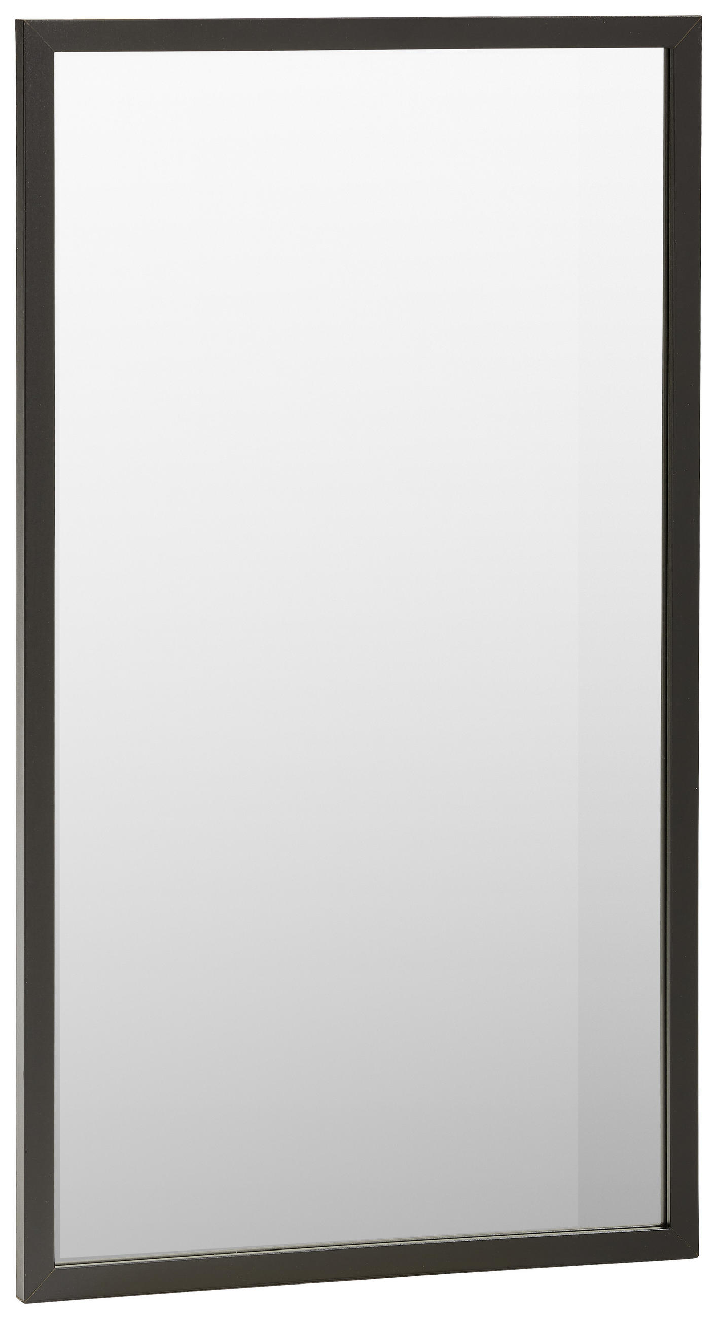 WANDSPIEGEL 34/74/1,9 cm    in rechteckig  - Schwarz, Design, Glas/Holzwerkstoff (34/74/1,9cm) - Carryhome