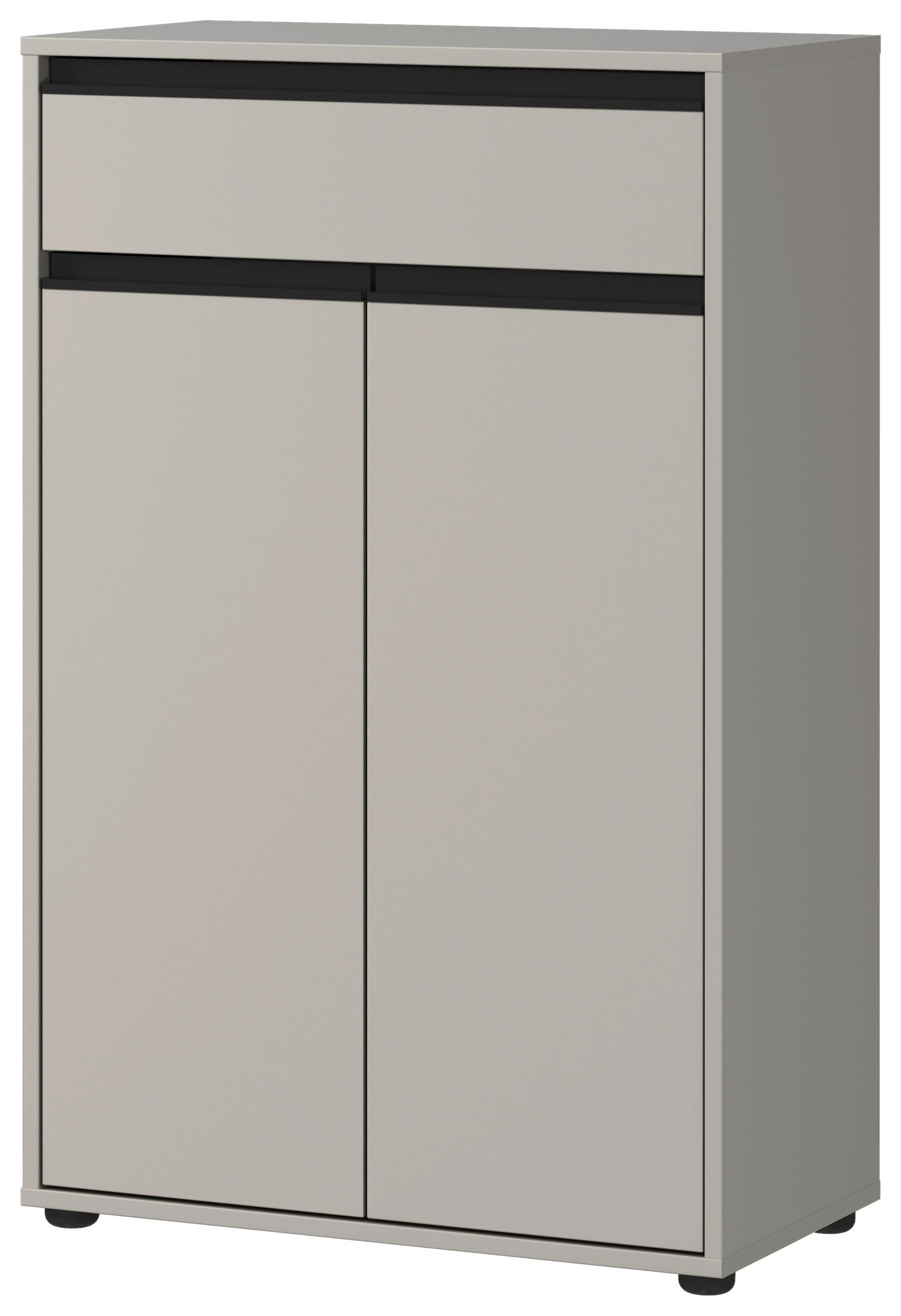 UNTERSCHRANK 63/98/34 cm   - Schwarz/Grau, MODERN, Holzwerkstoff/Kunststoff (63/98/34cm) - Germania