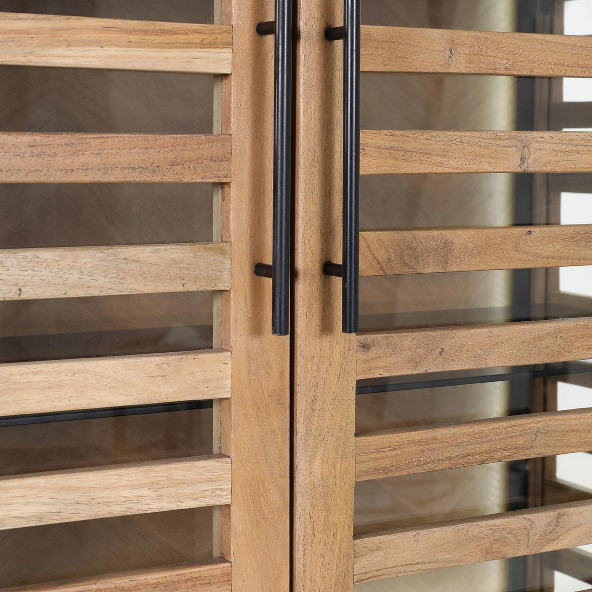 HIGHBOARD  in 100/160/43 cm  - Schwarz/Braun, LIFESTYLE, Glas/Holz (100/160/43cm) - Landscape