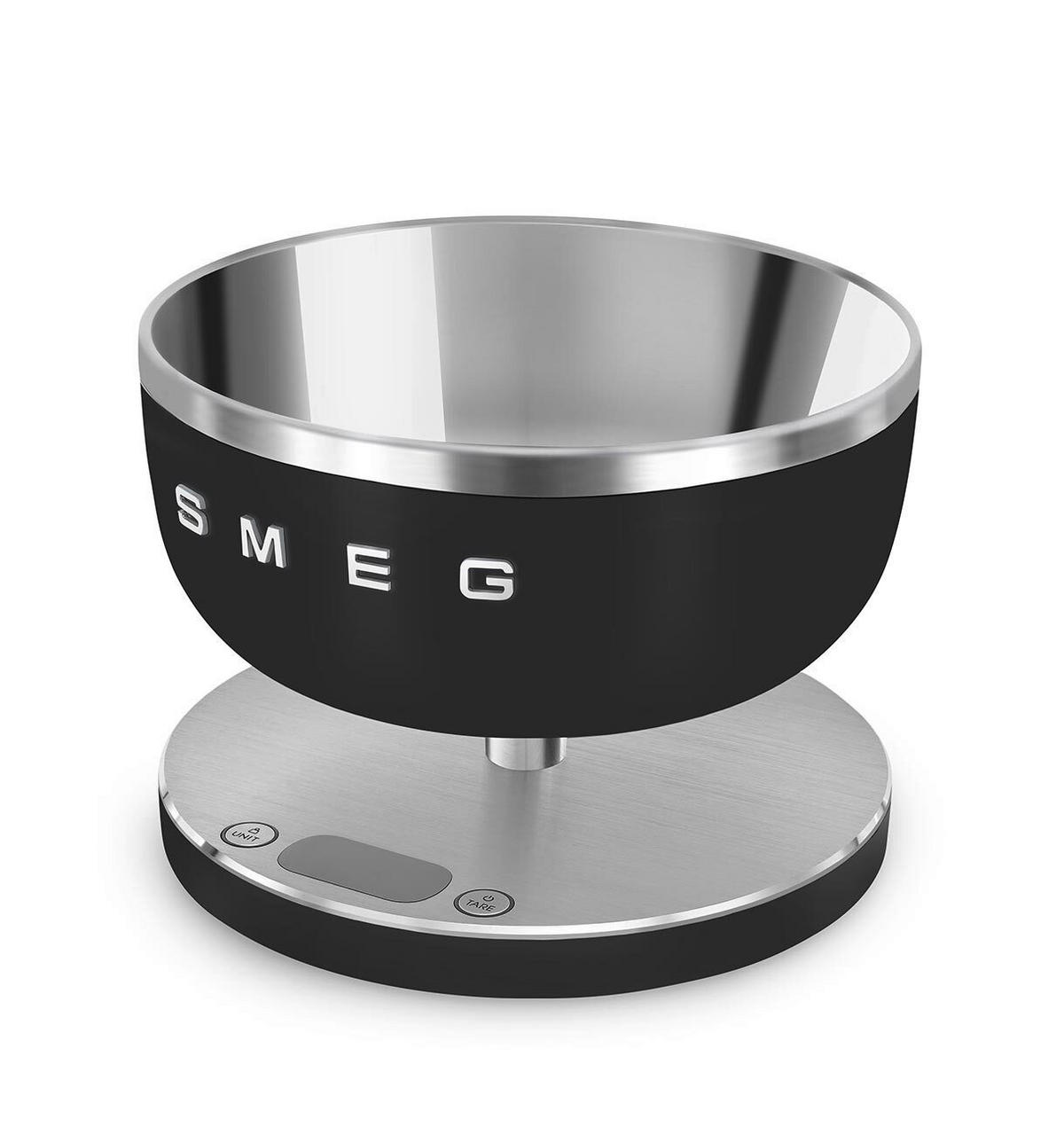 ELEKTRISCHE KÜCHENWAAGE Collection  - Schwarz, Trend, Kunststoff (20.5/15.0/20.5cm) - SMEG