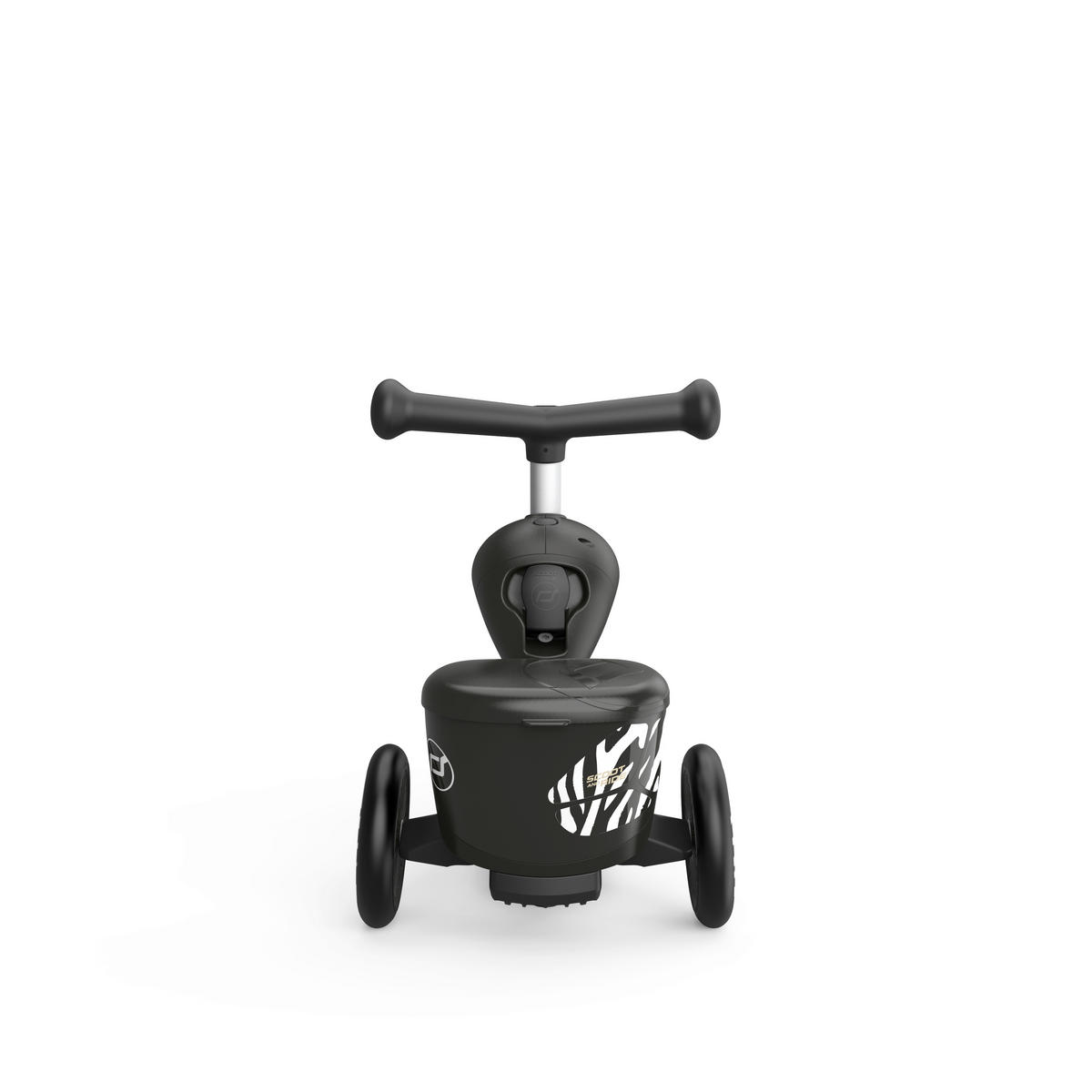 KINDERSCOOTER  - Schwarz/Weiß, Trend (24/37/55cm) - Scoot and Ride