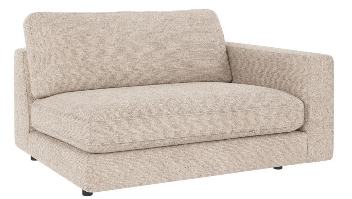 SOFFMODUL i ljusgrå  - ljusgrå/svart, Klassisk, metall/trä (129/78/103cm) - Rowico