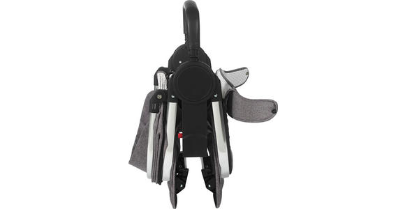 KINDERWAGENSET Neapel - Silberfarben/Grau, Design, Textil/Metall (76,96/59,95/106,68cm) - My Baby Lou