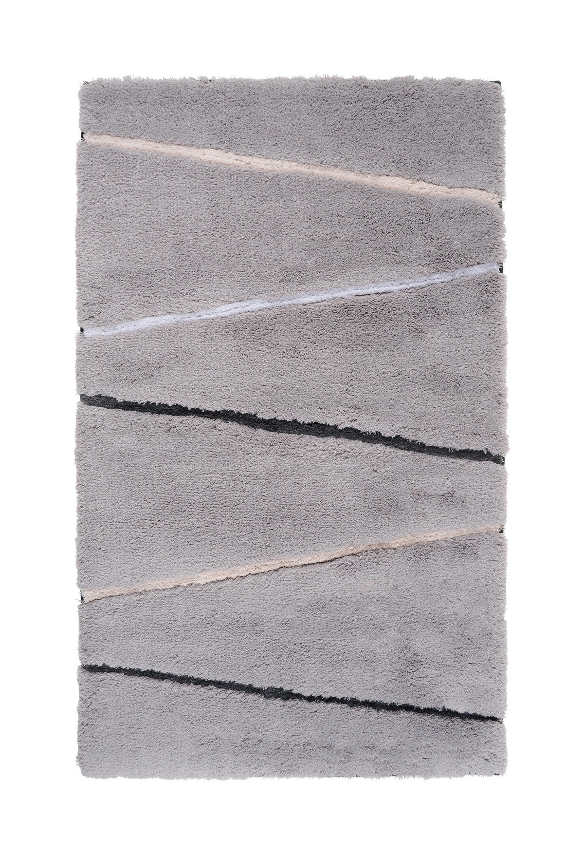 FÜRDŐSZOBASZŐNYEG  60/100 cm  világosszürke   - világosszürke, Basics, textil/természetes anyagok (60/100cm) - Dieter Knoll