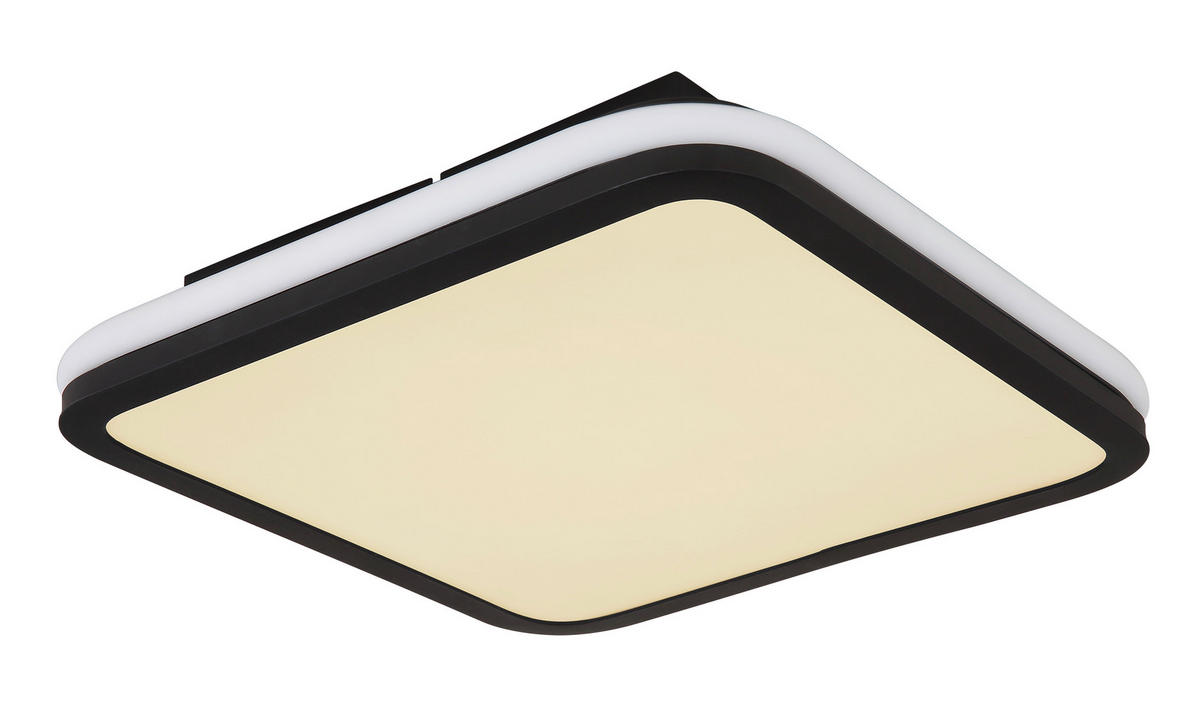 LED SVJETILJKA STROPNA JAXXI  - crna/opalna, Basics, metal/plastika (35,5/35,5/7cm)