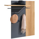 GARDEROBENPANEEL  in 82,4/112/30 cm  - Eichefarben/Grau, Natur, Holz/Holzwerkstoff (82,4/112/30cm) - Linea Natura