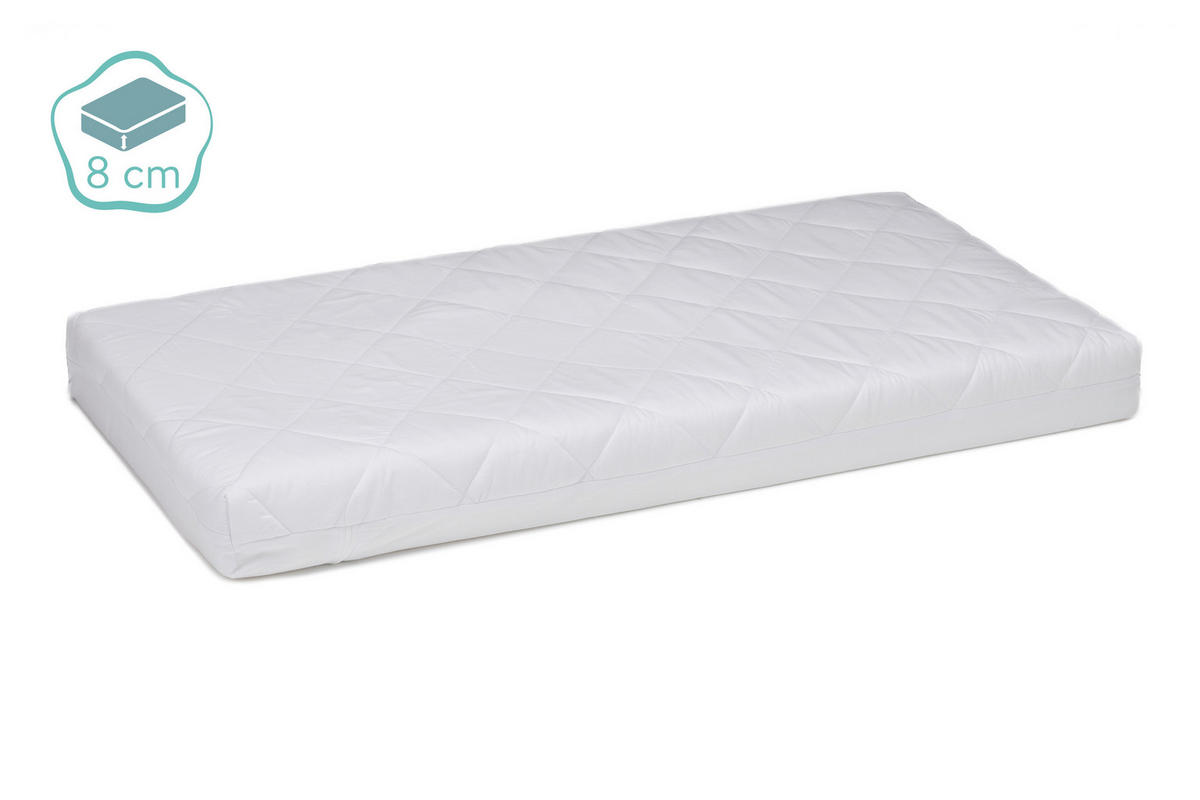 BABYMATRATZE Tobias Schaumstoffkern  - Weiß, Basics, Textil (45/90cm) - Fillikid