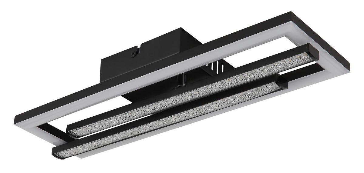 LED-DECKENLEUCHTE    40/37,5/6,3 cm  - Klar/Opal, Design, Kunststoff (40/37,5/6,3cm) - Globo