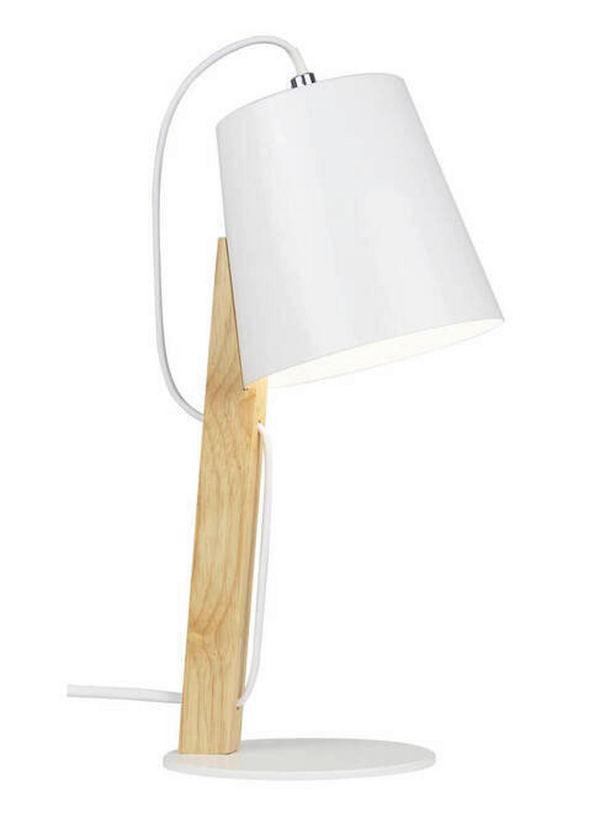 NÁLADOVÉ SVIETIDLO, 13/34/16.5 cm - biela, Basics, drevo (13/34/16.5cm)