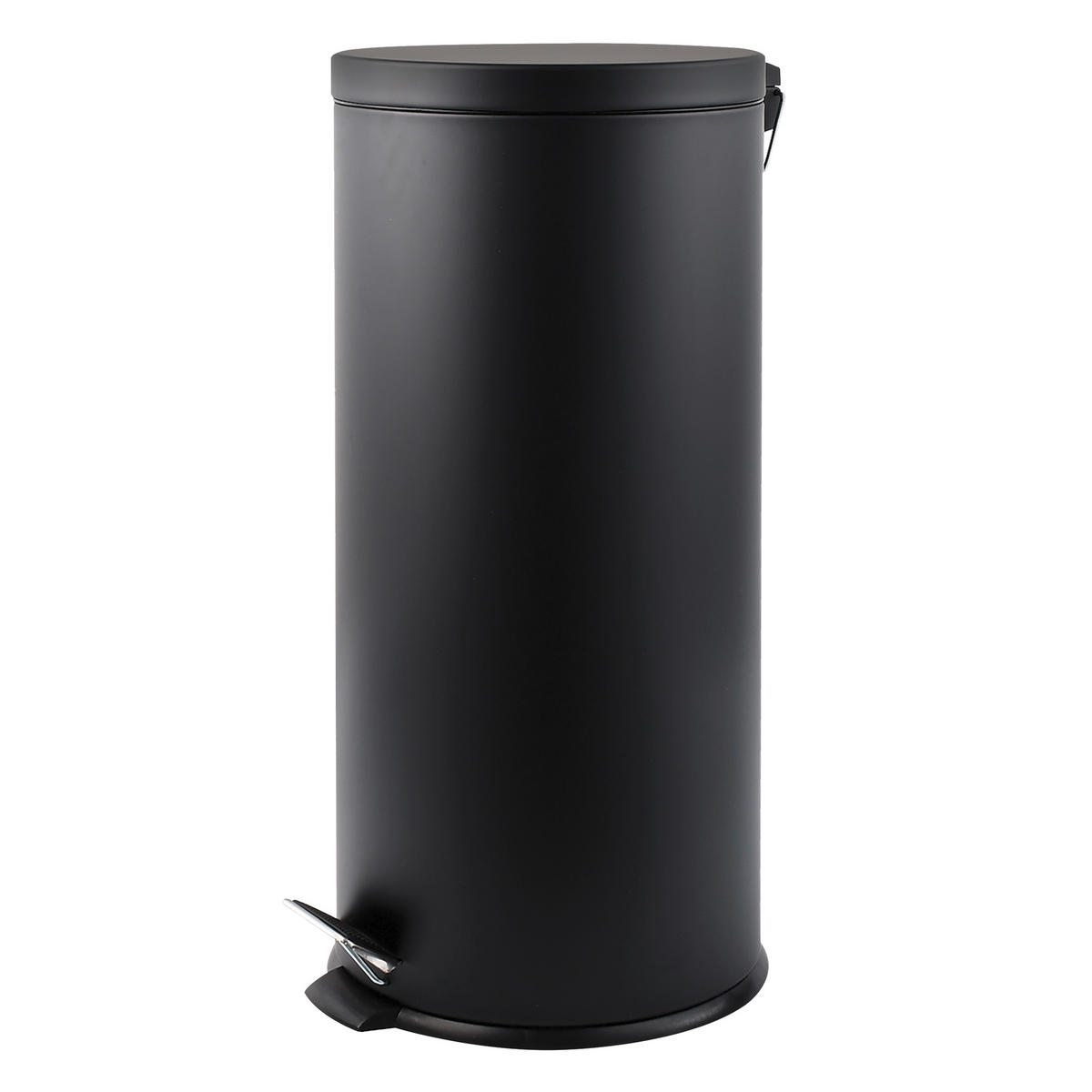 ABFALLEIMER 30 l  Metall  - Schwarz, Basics, Kunststoff/Metall (29.5/63.5/29.5cm) - Spirella