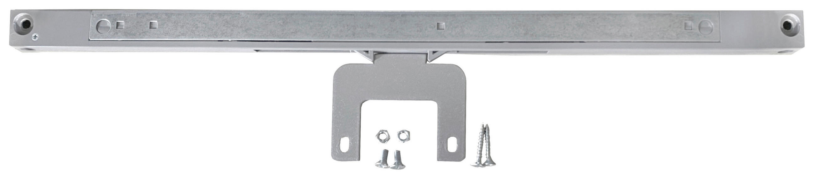 MITTELTÜRDÄMPFER 46,5/2,5/1,3 cm Grau  - Grau, Kunststoff/Metall (46,5/2,5/1,3cm) - Carryhome