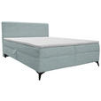 BOXBETT 180/200 cm  in Hellgrau  - Hellgrau/Schwarz, Design, Holz/Holzwerkstoff (180/200cm) - Xora
