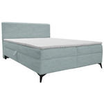 BOXBETT 180/200 cm  in Hellgrau  - Hellgrau/Schwarz, Design, Holz/Holzwerkstoff (180/200cm) - Xora