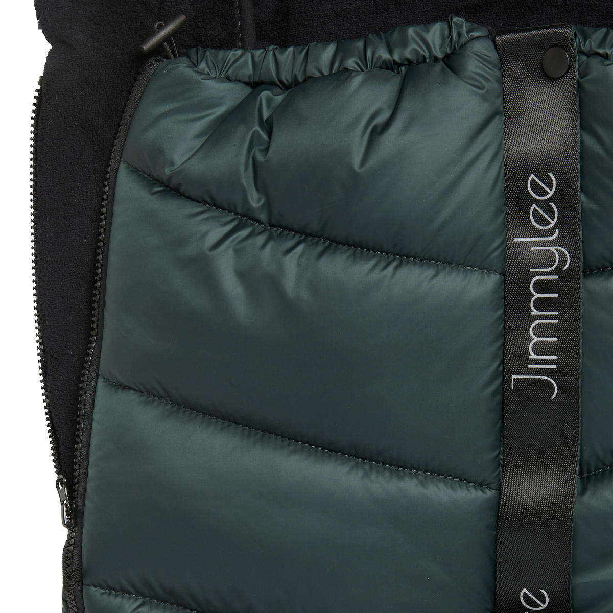 FUßSACK  - Dunkelgrün, Basics, Textil (113/45/7cm) - Jimmylee