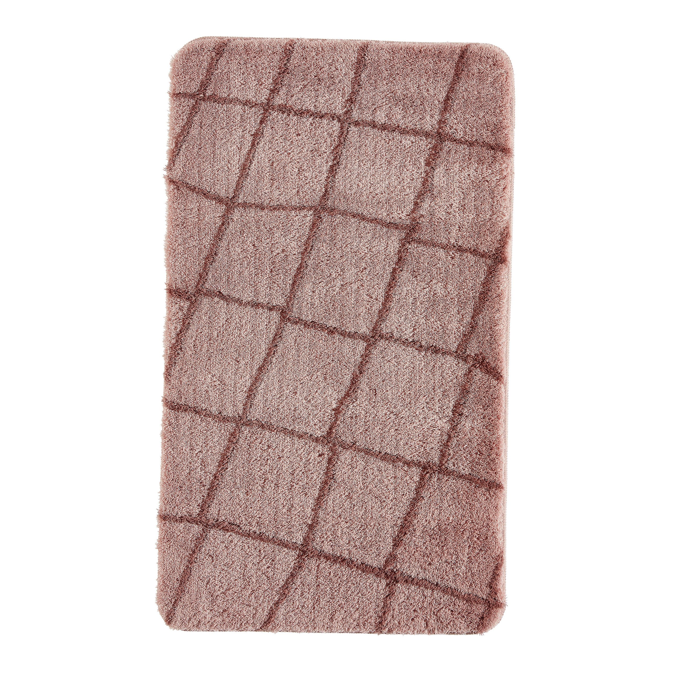 BADTEPPICH Rosa 70/120 cm  - Rosa, Basics, Textil (70/120cm) - Kleine Wolke